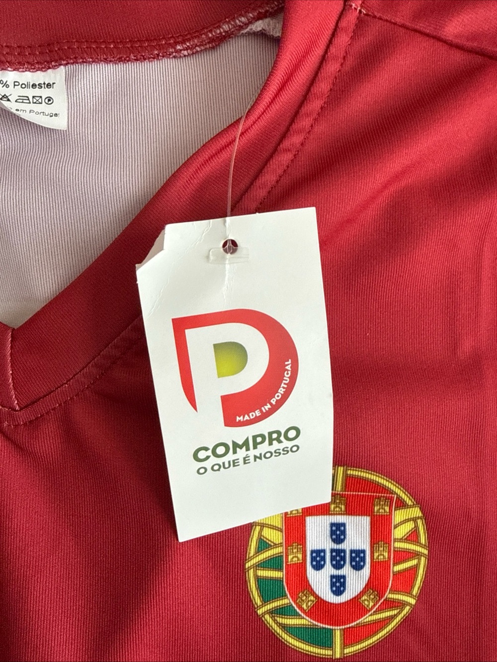 Men’s Vintage Portugal Cristiano Ronaldo #7 Soccer Jersey Sz S - NWT RARE - Picture 4 of 5